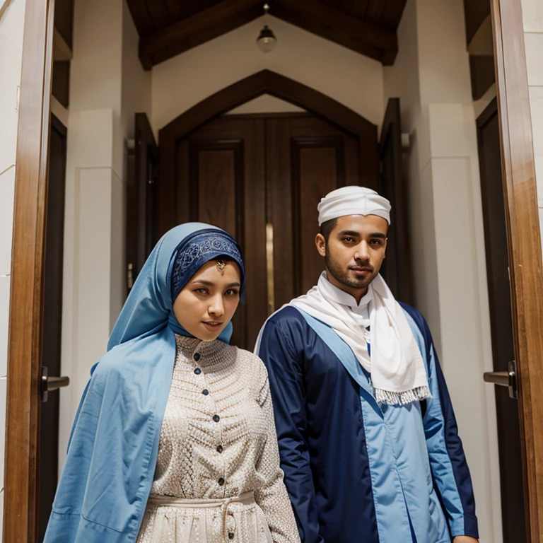 Islamic couple partner