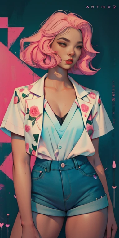 Wolf, Background, In chic boho style, in a cafe, Ice cream print, multi-colored neon lights, neon garlands, rose hair, mixed-language_SMS, Japanese graffiti, (beautiful and clear background:1.2),, fantastic paintings ,graffit style, highly detail eyes , underwear, lace, latex, Pink, Purple, mint, Blue, Yellow, belve, lavender hair, Skull Print, Skull tattoo, Loving, Love, ultra detail hair, Masterpiece, Best Quality, highly quality, A high resolution, detail enhancement, ((most beautiful image in the world)), Masterpiece, Best Quality, highly quality, A high resolution, detail enhancement, ((most beautiful image ), Shiny pink degrade hair, ultra short fitted Stampa Flores, Rollers, fishnet pantyhose, short denim shorts, art by stjepan sejic, art by j scott campbell, Artist Guillem March, art by citemer liu, 4k, A high resolution, comic book character, comic, high quality detailed, style of ::2.0 comix illustration style,tatoon style, highly quality, A high resolution, detail enhancement, 8K, HD, Best Quality, highly quality, A high resolution, detail enhancement, 8K, HDR, sharp-focus, Ultra Detailed, perfect lighting, Curvy Body, Lush breasts, Curvy hips, skull print on clothes, skulls