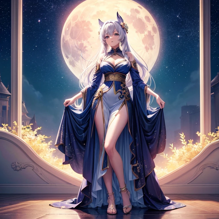 ((Original photo: 1.2)), (Realistic: 1.4), A woman, (Abs: 1), (Big breasts: 3.5), (Buttocks: 1.2), (Full body), (Sport figure), Blunt, frozen crystal texture branch background, severe weather, strong wind, skin cream, clear skin texture, clear pores, pale skin, ((sweat)), fox ears on her head, she has a fox tail, gemstone hanging on the forehead, double eyelids, ((light blue eyes)), (bright eyes), beautiful and delicate woman, clear and translucent skin, incomparable beauty, long legs, tattoo, Beautiful woman, white hair (voluptuous : 1.8) (Breasts huge: 1.8) very large breasts, exposed breasts, bare breasts, one-handed breasts, sexual expression, (Curvy: 1.4),(very detailed eyes and face), beautiful detailed eyes, ridiculous, incredibly ridiculous, huge file size, super detailed, high resolution, very detailed, best quality, masterpiece, ((full body skin clinging to diamonds and crystals, glitter tassels falling, extreme details shining with diamond sparkle, very low cut)), very detailed, incredible power, fine details, masterpiece, best quality, light on face, studio lighting, 1 woman, (((dynamic pose))), ((glowing skin)), ((glowing face)), ((no panties))), (dynamic wind blowing from below), (dynamic arms), ((knees up, legs apart), water reflection, (bare feet), 16k, super detail, (anatomically correct), textured skin, best quality, surrealism, realism, masterpiece --auto
