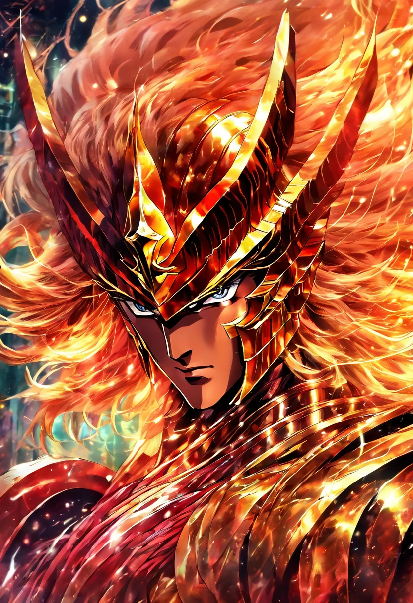 Saint Seiya argenté, chevalier scorpion, cheveux couleur rouge, scorpions, venins,poison, mort, Centrage parfait, Porter armure en argent, La position debout, Beauté abstraite, centré, En regardant la caméra, Face à la caméra, proche de la perfection, dynamique, très détaillé, lisse, Netteté, 8K, résolution haute définition, illustration, illustrations de Carne Griffiths et Wadim Kashin, fond blanc