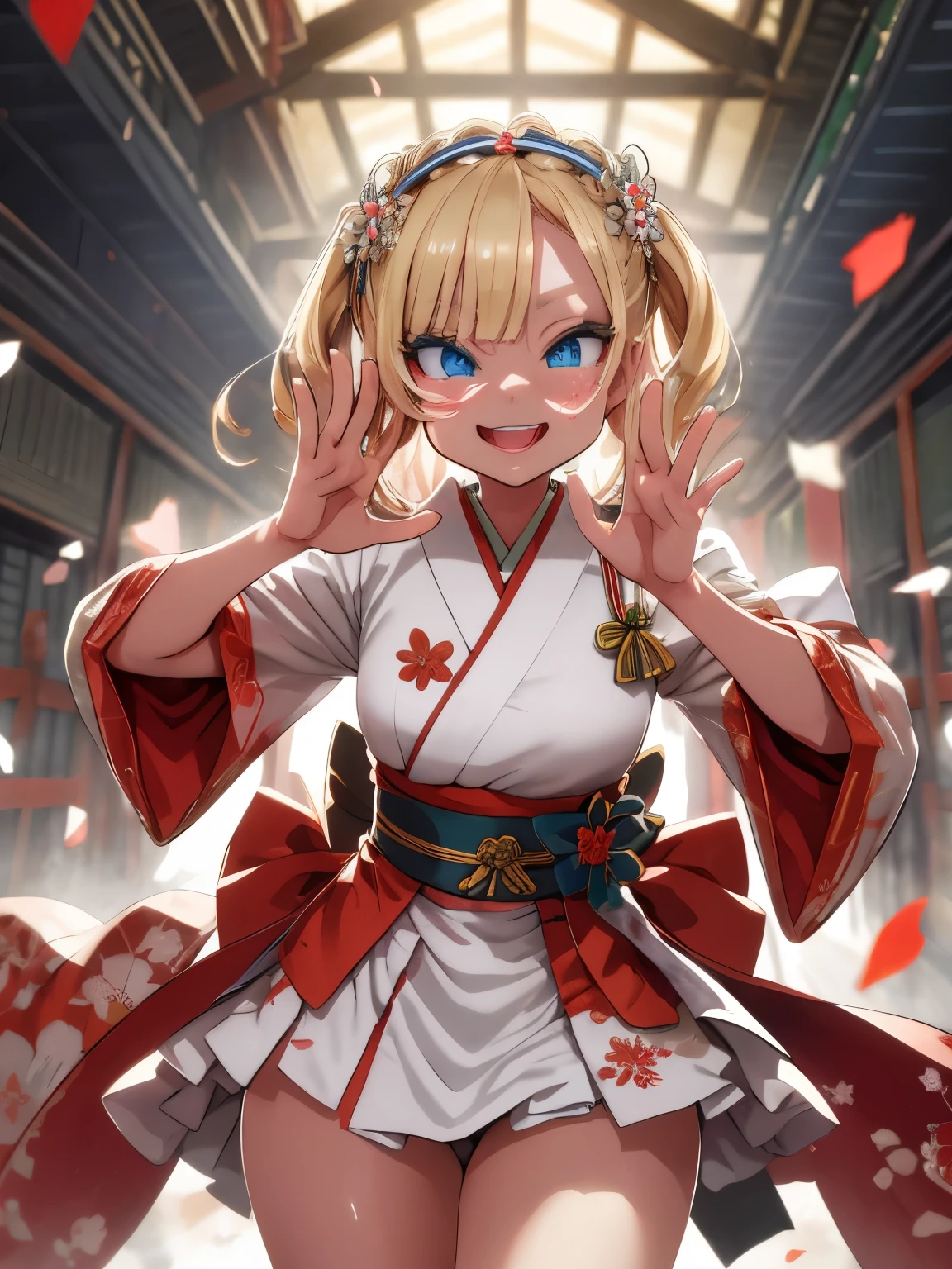 (masterpiece), (elf)
expressive eyes, happy face, hime cut, victory pose, imperial japan
Japan