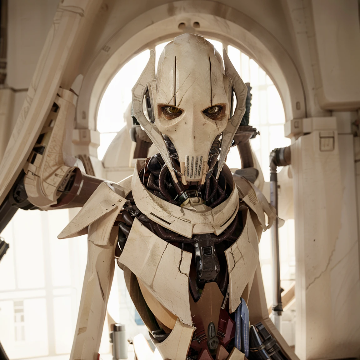 General Grievous, female, slender, female figure