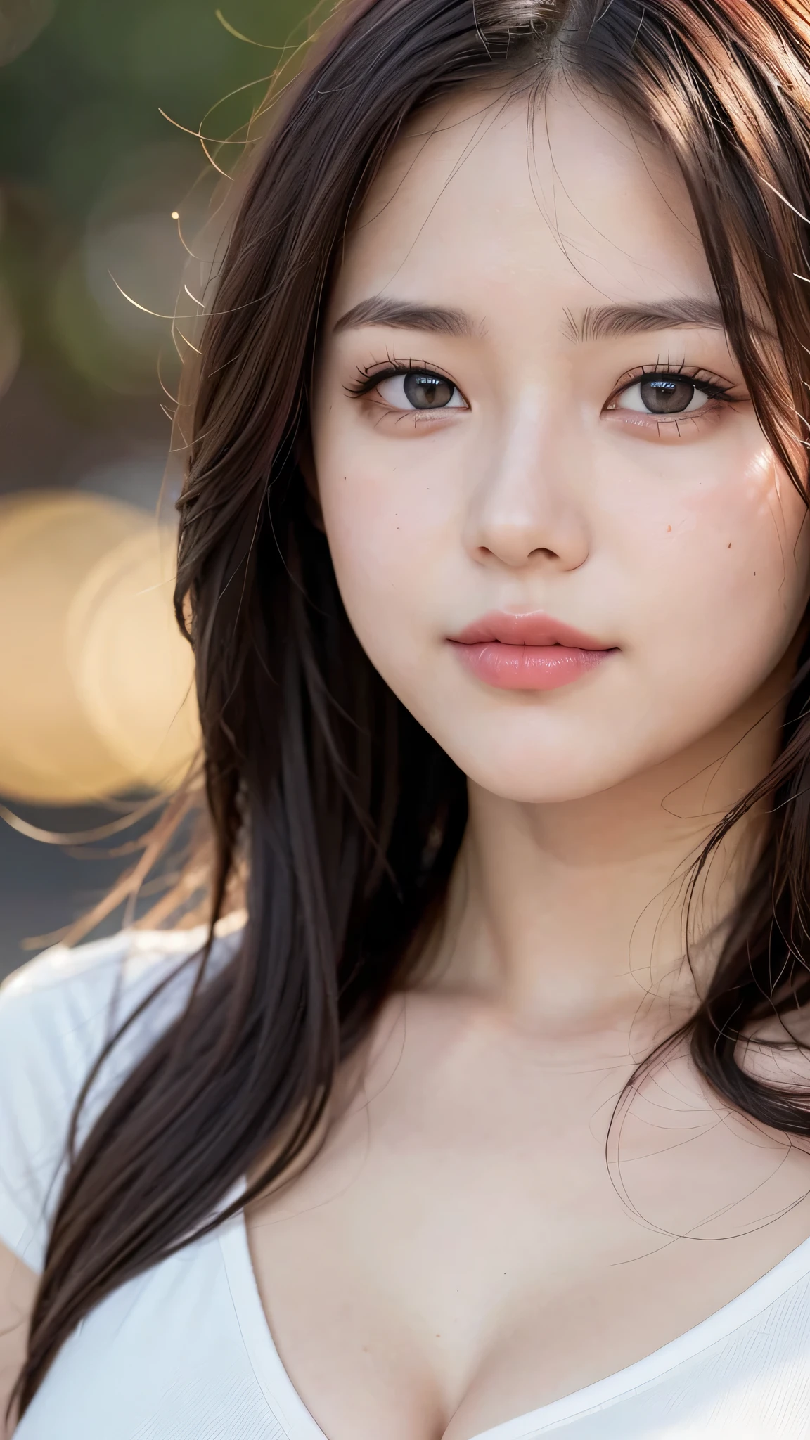 ((1girl)), Brown hair, Amazing face and eyes, Pink eyes, (amazingly beautiful girl), Brown hair, ((Best Quality)), (Ultra-detailed), (extremely detailed CG unified 8k wallpaper), Highly detailed, High-definition raw color photos, Professional Photography, (((Bokeh))), depth of fields,