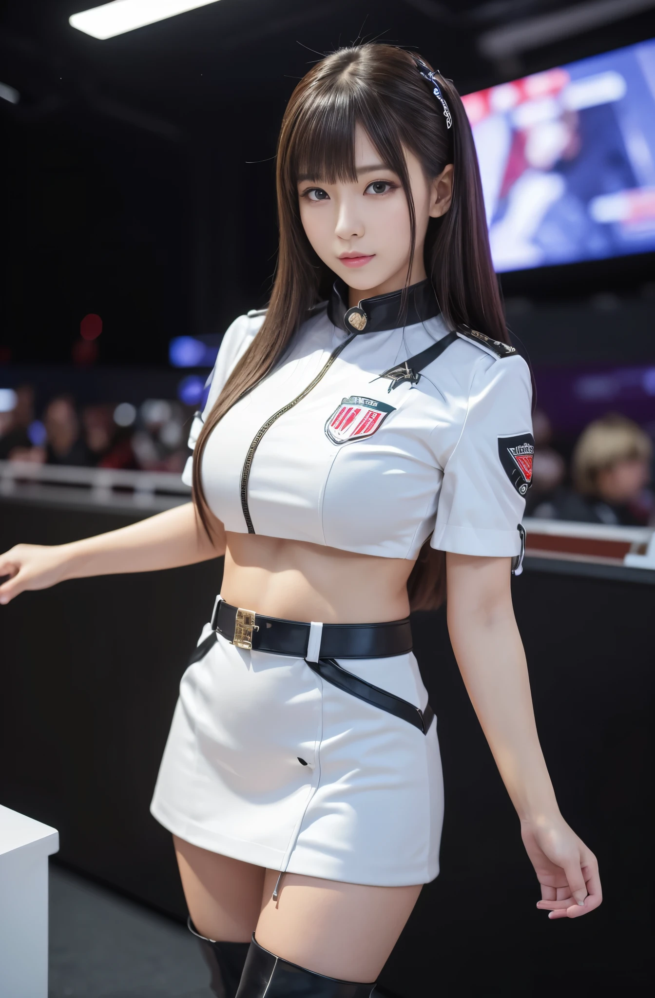 White undercoat with lots of frills、White panties with lots of frills all over them、Floral underskirt