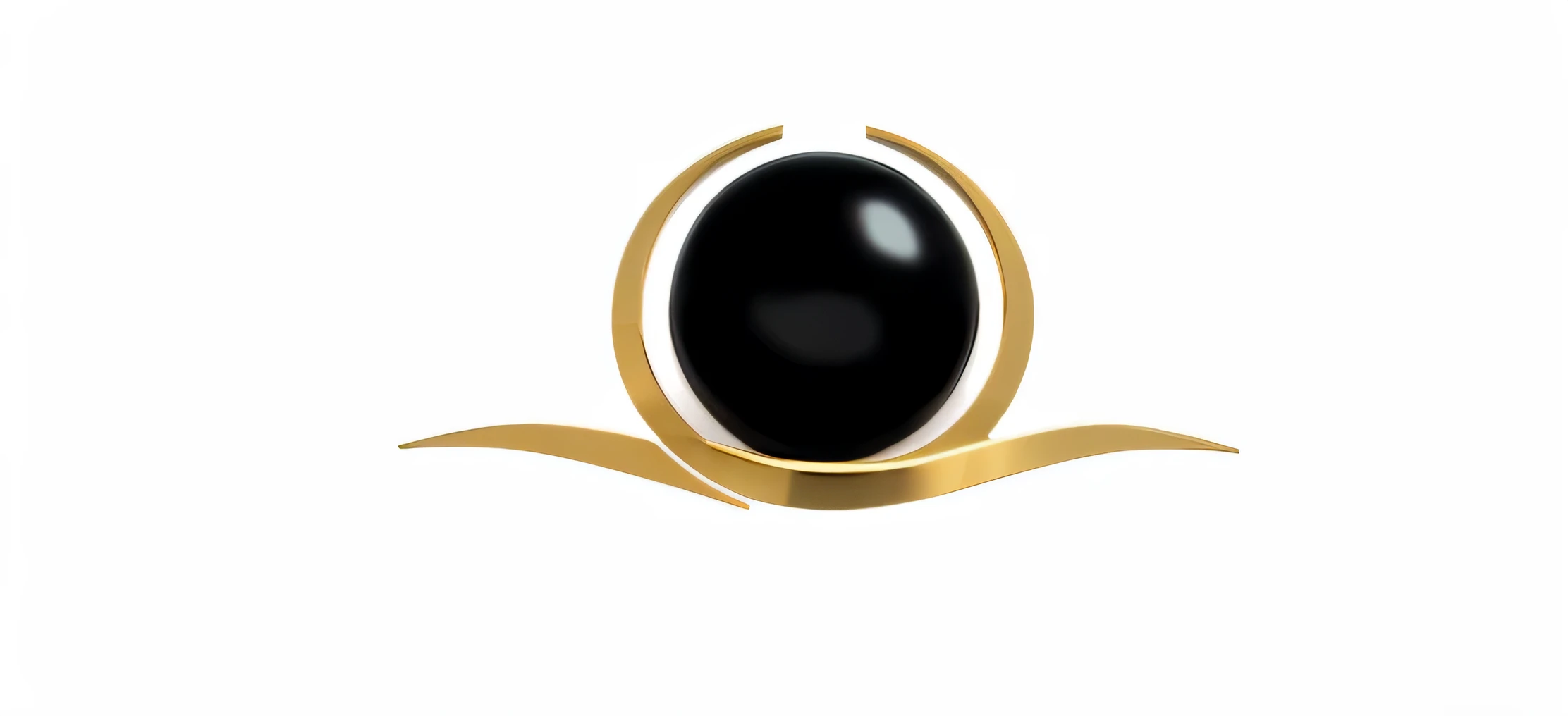 make it 3D logo black back ground