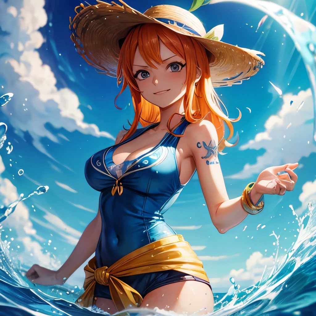 Nami und robin one piece masturbates with dildo