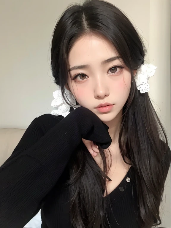 (masterpiece, best quality), nsfw, vaginal sex, 1girl, (1boy, hetero:1.2), lying, on stomach, (sex from behind, doggy style), prone bone, from below, close-up face BREAK 18 yo, slender, black hair, (handsome short hair:1), layered hair, (curly hair:0.5), (tareme:1.3), brown eyes, earrings, under-rim glasses, (lips:0.8), (large breasts:1.3), (torogao:1.3), sleepy, tears, blush, heavy breathing, steam, open mouth, gaping, saliva trail, nude BREAK boy, straddling, boy on top BREAK bedroom, on bed, window