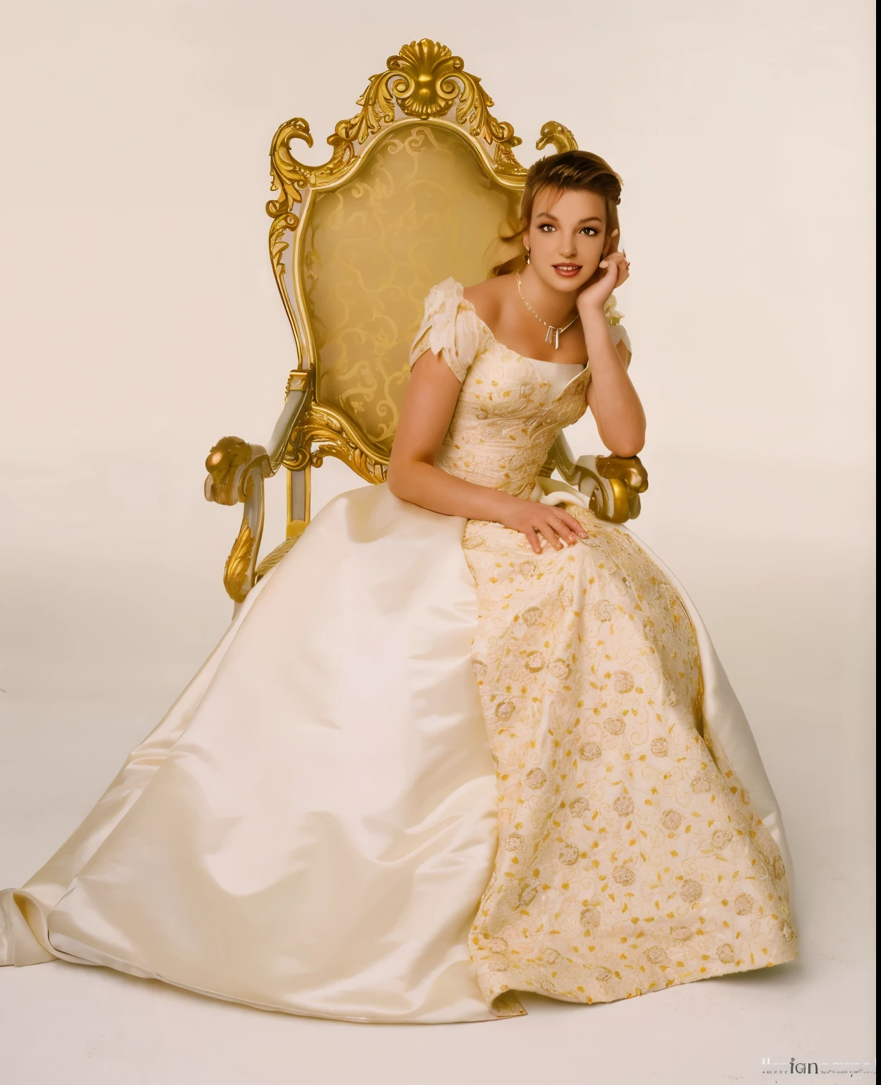 Britney Spears con una corona