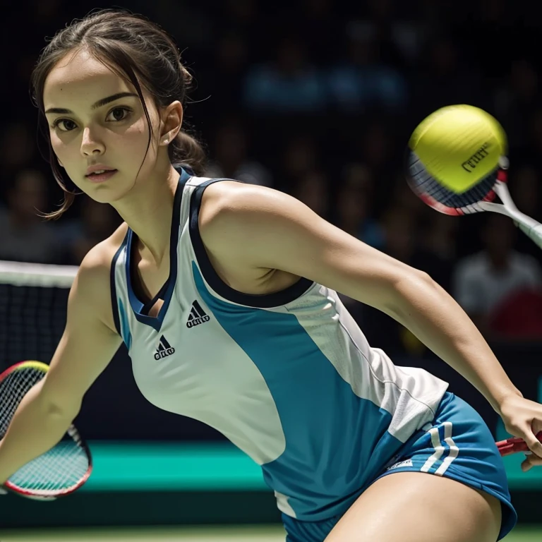 Garota argentina  jogadora de badminton 