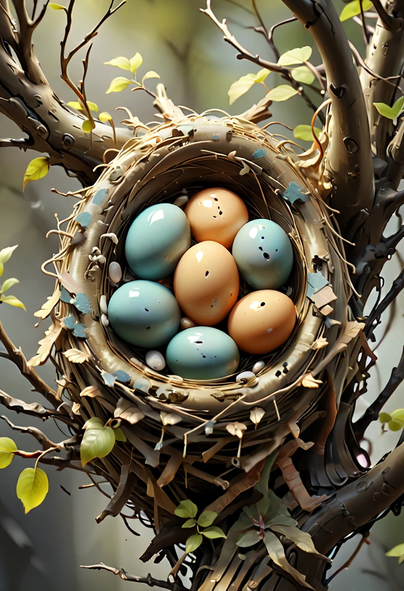 bird Nest, best quality, masterpiece, 8k