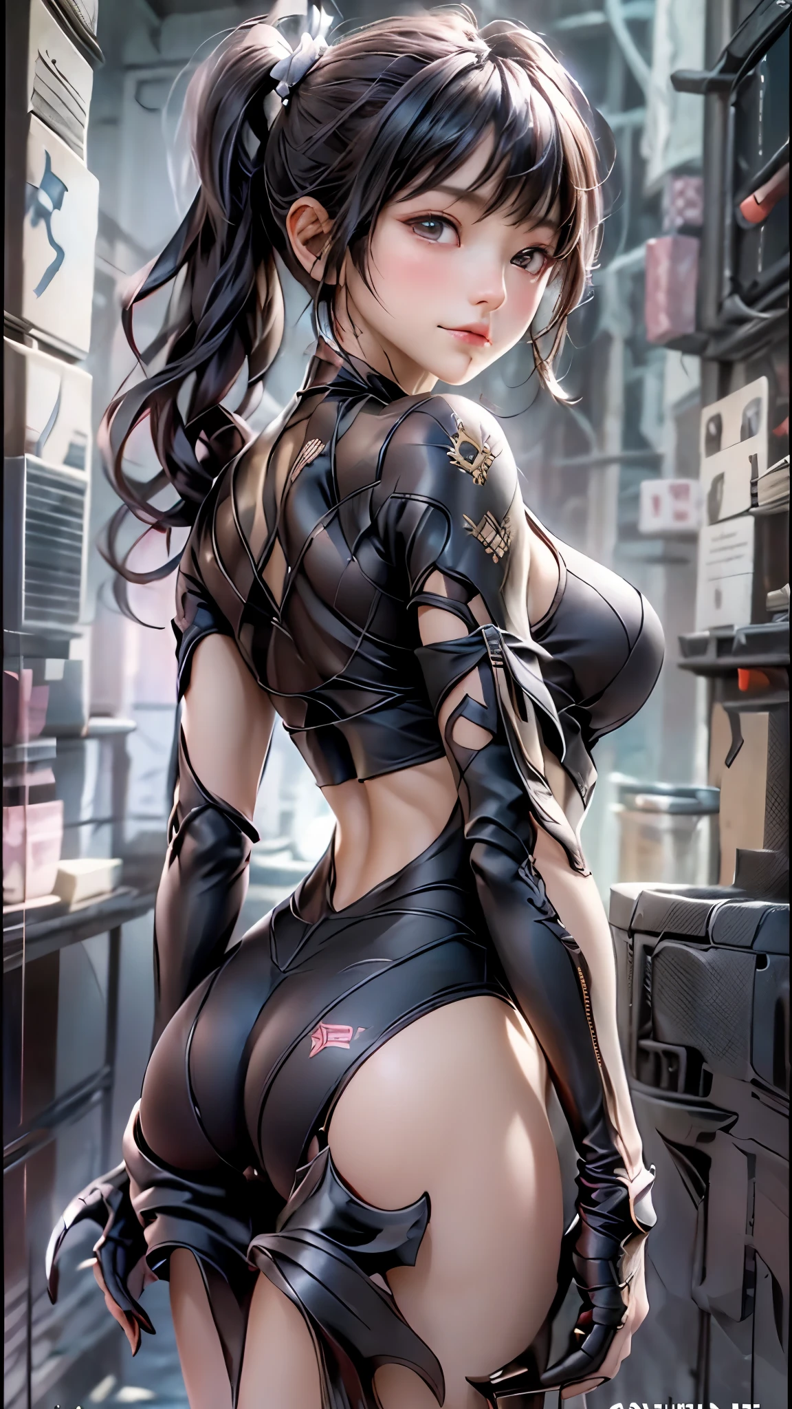 ((highest quality)), ((masterpiece)), (detailed:1.4), 。.。.。.3D, beautiful cyberpunk woman image,nffsw(high dynamic range),ray tracing,NVIDIA RTX,super resolution,unreal 5,Scattered beneath the surface,PBR texturing,post processing,anisotropic filtering,Depth of bounds written,maximum clarity and sharpness,multilayer texture,Albedo and specular maps,surface shading,Accurate simulation of light-matter interactions,perfect proportions,octane rendering,two-tone lighting,wide aperture,Low ISO、White balance、Rule of thirds、8K students、((Holding a sword in your hand))(((Look back and look back)))