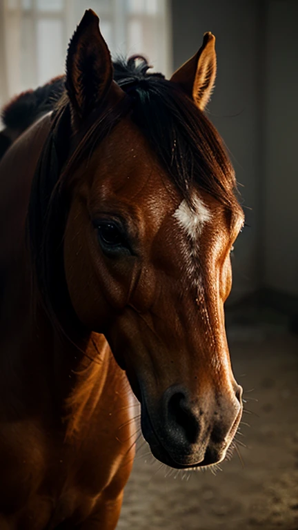 photography, soft lighting, soft details, octane, artstation trend, ultra high detail, ultra realistic, cinematic, 16k an actual animal horse