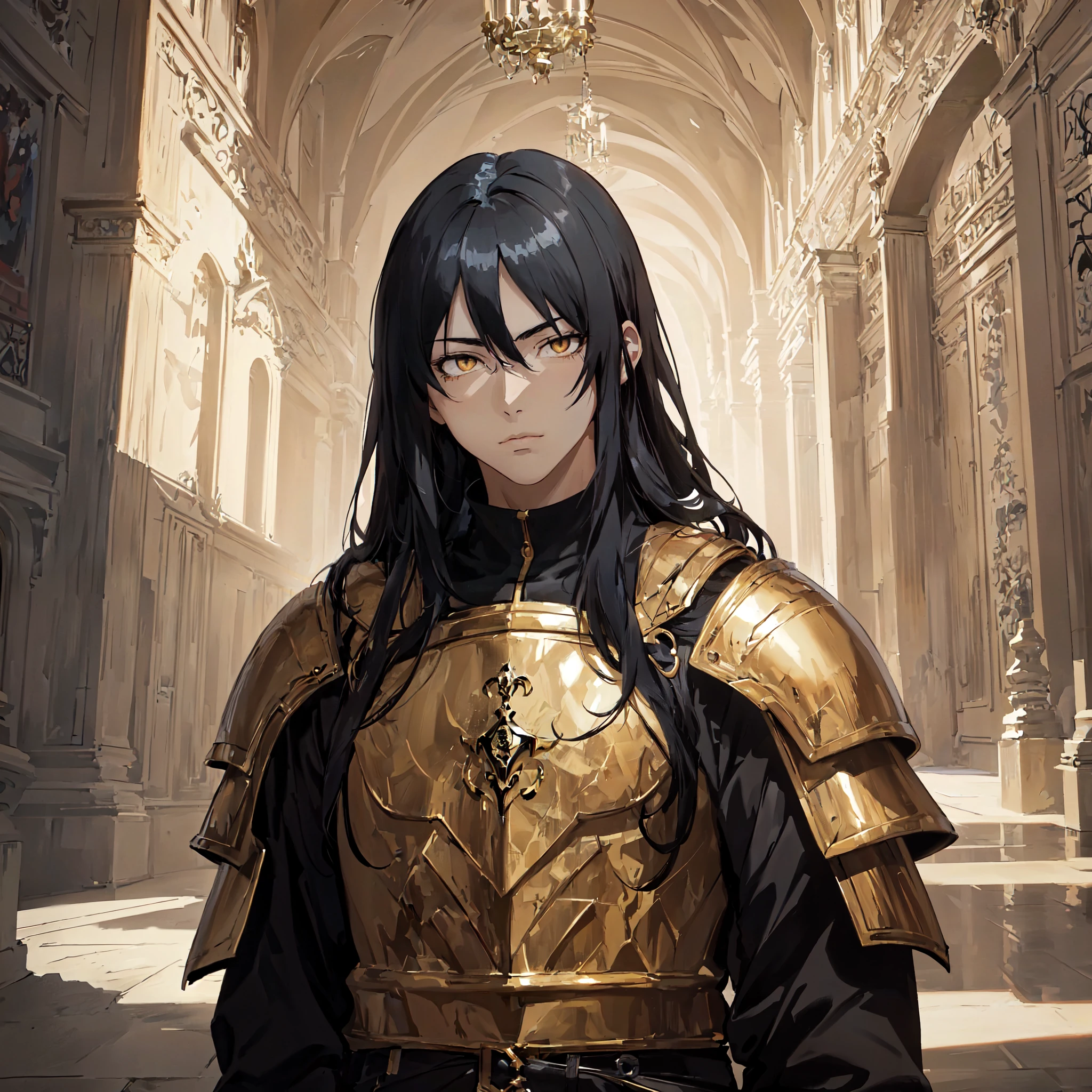 128K Ultra High Definition,
128K Ultra High Quality,
128K Ultra High Resolution,
Best Definition,
Best Quality,
Best Resolution,
Perfectly Detailed,
Perfectly Designed,
Extremely Detailed,
Extremely Designed,
Hyper Detailed,
Hyper Definition,
Hyper Quality,
Hyper Resolution,
Masterpiece,
(((Anime))),
Body Shot,
(((Boy))),
Handsome,
Muscular Body,
(((Black Mid Hair))),
(((Orange Eyes))),
(((Hyper Detailed & Perfectly Designed With Ultra High Quality Gold Warlord Armor))),
(((Inside Of Medieval Royal Palace Background Scenery))),