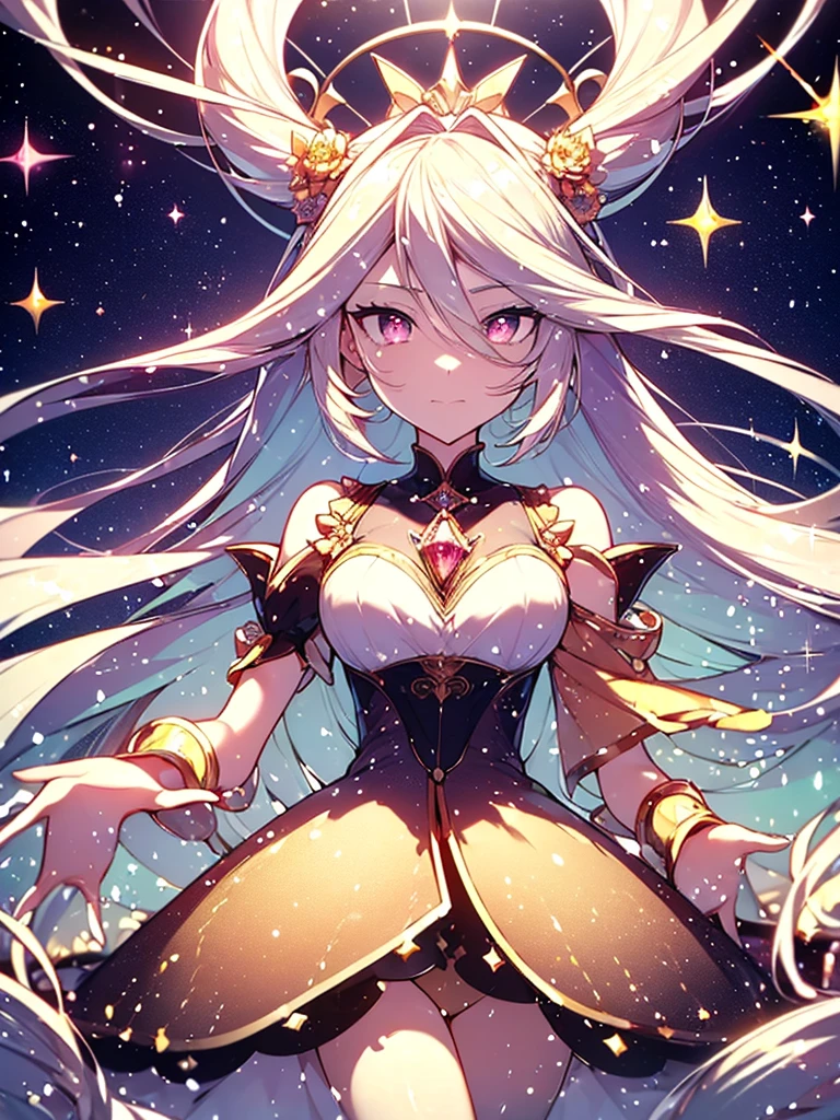 With topaz motif,Pretty, one person, yellow hair, ahoge, hair behind ear, hime cut, crystal hair, flower,water, pupils sparkling, diamond-shaped pupils, Genre painting, sparkle, reflection light, move chart, anatomically correct, textured skin, super detail, high quality, highres,Fine-grained skin,The big picture,garnet-like beauty,It's like a jewel,Diamonds scattered around,Fine-grained light,masterpiece,bust,silk,mysterious,(Detailed Hair)++++,Worthy of God,Reflected light,Composition in motion,Detailed clothing,Trending,Detailed pupils,dress,jewel hair,Realistic light,profile,yellow,tachi-e, Fujifilm, from side,anatomically correct, award winning, high details, ccurate, UHD, tachi-e,light powder,emerald,(Detailed Hands)+++,,jewel,yellow flower,,Detalied jewel,ultra Dateiled,mysterious jewel,