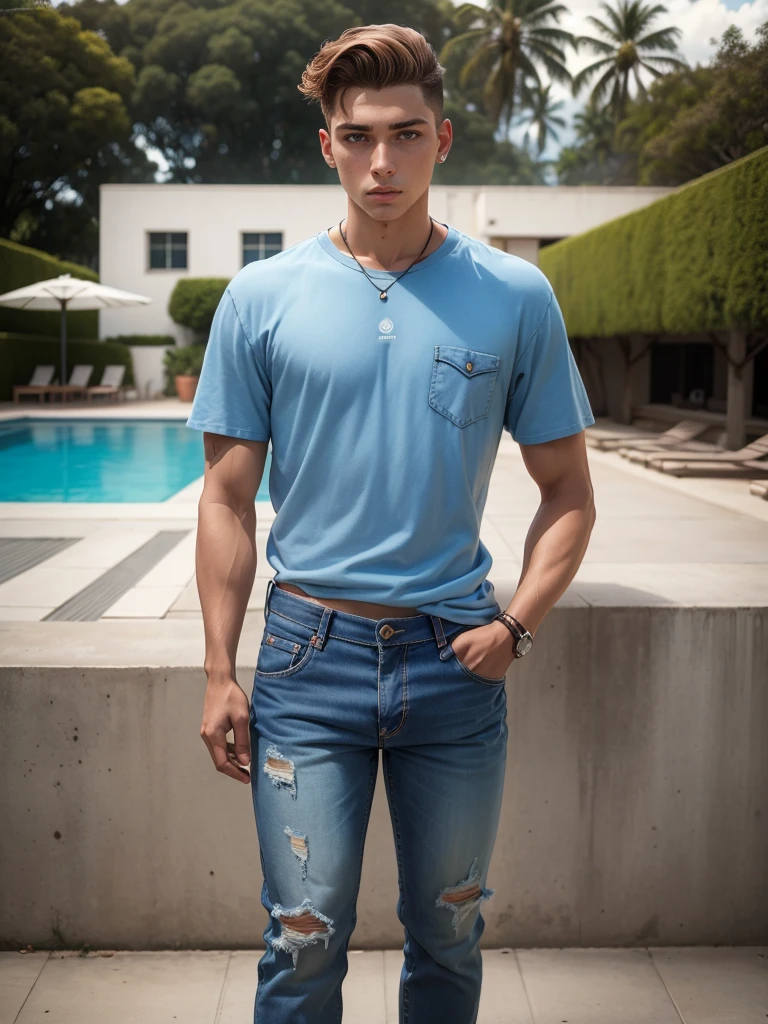 Created the character Brendan from the book happened that summer in real life