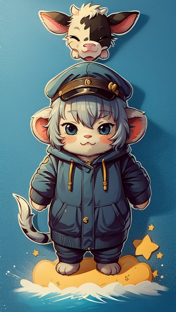 "Imaginative concept art of a cute creature inspired by Lora, with the appearance of a mouse and dressed as a policeman. (CuteCreatures tag weighted at 0.9)" --auto --s2