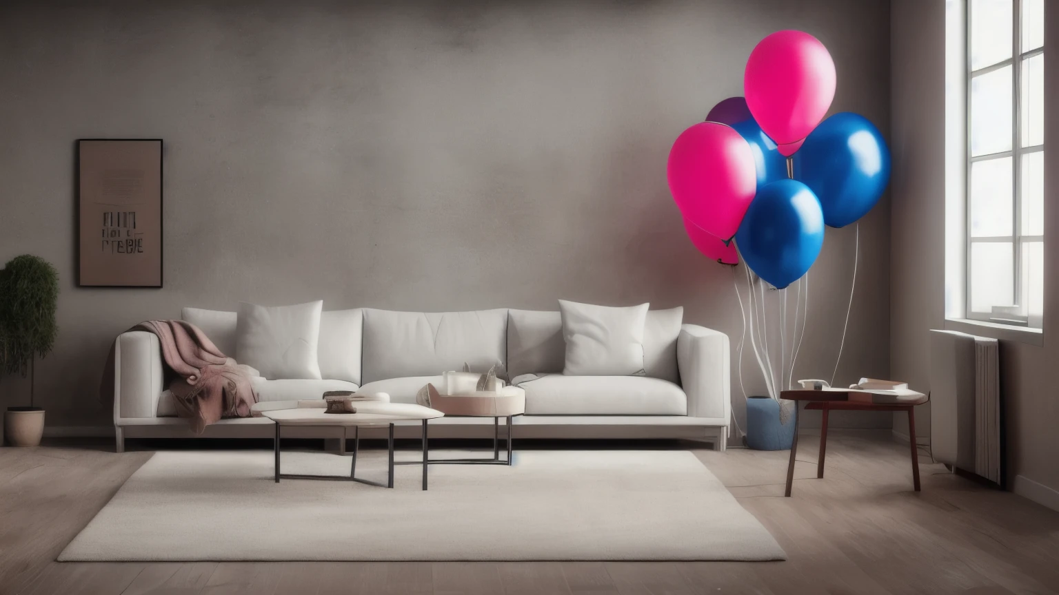 hyper ultra realistic photographs full body of Fill a corner of your room with a giant bouquet of helium heart balloons in various shades of red, pink, and white. Tie them together with ribbons and let them float towards the ceiling. This playful decoration is sure to add a touch of whimsy. ratio 16:9, 4k, 8k resolution, High quality photo, high detailed, imagesharp focus, Cinematic lighting,hyperdetailed & Unreal engine, detail, realism, photography,cinematography, camera NIKON, lens NIKKOR flagship, masterpiece. hyper-maximalism, ultradetailed photorealistic, light skin imperfections, final render, vray, photo, fashion