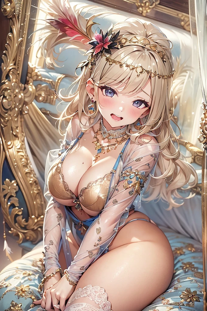 40-year-old mature woman、sensual curves、huge breasts、thighs、bubble、お尻のmasterpiece, 最high quality, Super detailed, full body shot, mature woman, 美しい mature woman, nightgown and underwear, enchanting smile, thick lips, Chubby lips, blush, looking at the viewer, provocative expression, beautiful hairstyle, cleavage, Plump、curvy hips、attractive face、naughty face、sexy lingerie　、an inviting gaze、Expression of emotions、Lewd underwear、erotic see-through lingerie set、Standing position、gorgeous accessories 、big breastsの女性, bare shoulders, golden hair, colored feather, metal ornaments, colored flowers, particle, light, (masterpiece, 最high quality, 最high quality, official art, beautiful and aesthetic:1.2), (1 girl:1.3), very detailed,(fractal art:1.1),(colorful:1.1)(flowers:1.3),most detailed,(zentangle:1.2), (dynamic pose), (abstract background:1.3), (shiny skin), (lots of colors :1.4), ,(earrings:1.4), (feather:1.4),masterpiece, 最high quality, Super detailed, 30~40 years, full body shot, mature woman, 美しい mature woman, nightgown and underwear, enchanting smile, thick lips, Chubby lips, blush, looking at the viewer, provocative expression, short hairstyle, cleavage, Plump、curvy hips、attractive face、naughty face、sexy lingerie　、an inviting gaze、Expression of emotions、Lewd underwear、erotic see-through lingerie set、Standing position、gorgeous accessories、various hairstyles，gold headband，plump breasts，convex buttocks，greek clothing，Tulle covers the breasts，perfectly proportioned, detailed clothing details,marble，god statue，cinematic lighting, film grain, Fuji color, contrast of light and dark, 8K, masterpiece, Super detailed, high detail, high quality, High resolution, 、(((erotic see-through lingerie set)))、gorgeous accessories、raise your butt, from below, (((NSFW:1.2)))、exposed chest、gasping face、Openwork decoration，(((see through dress)))、(((anatomically correct body))) , 最high quality, Super detailed, (((Lewd underwear)))、raise your butt, from below, (NSFW: 1.4)、exposed chest、(((gasping face)))、Openwork decoration，(((see through dress)))、(((R-18)))、Hakari、Whirlpool、thighs, big breasts, Are standing, cowboy shot, blush, 1 girl, (masterpiece:1.3), (High resolution), (8K), (very detailed), perfect face, Nice eyes and face, (((最high quality))), (Super detailed), detailed face and eyes, (alone), High resolution、beautiful eyes,(((sexy pose)))、(((big breasts)))、(((超High resolution)))、(((detailed description)))