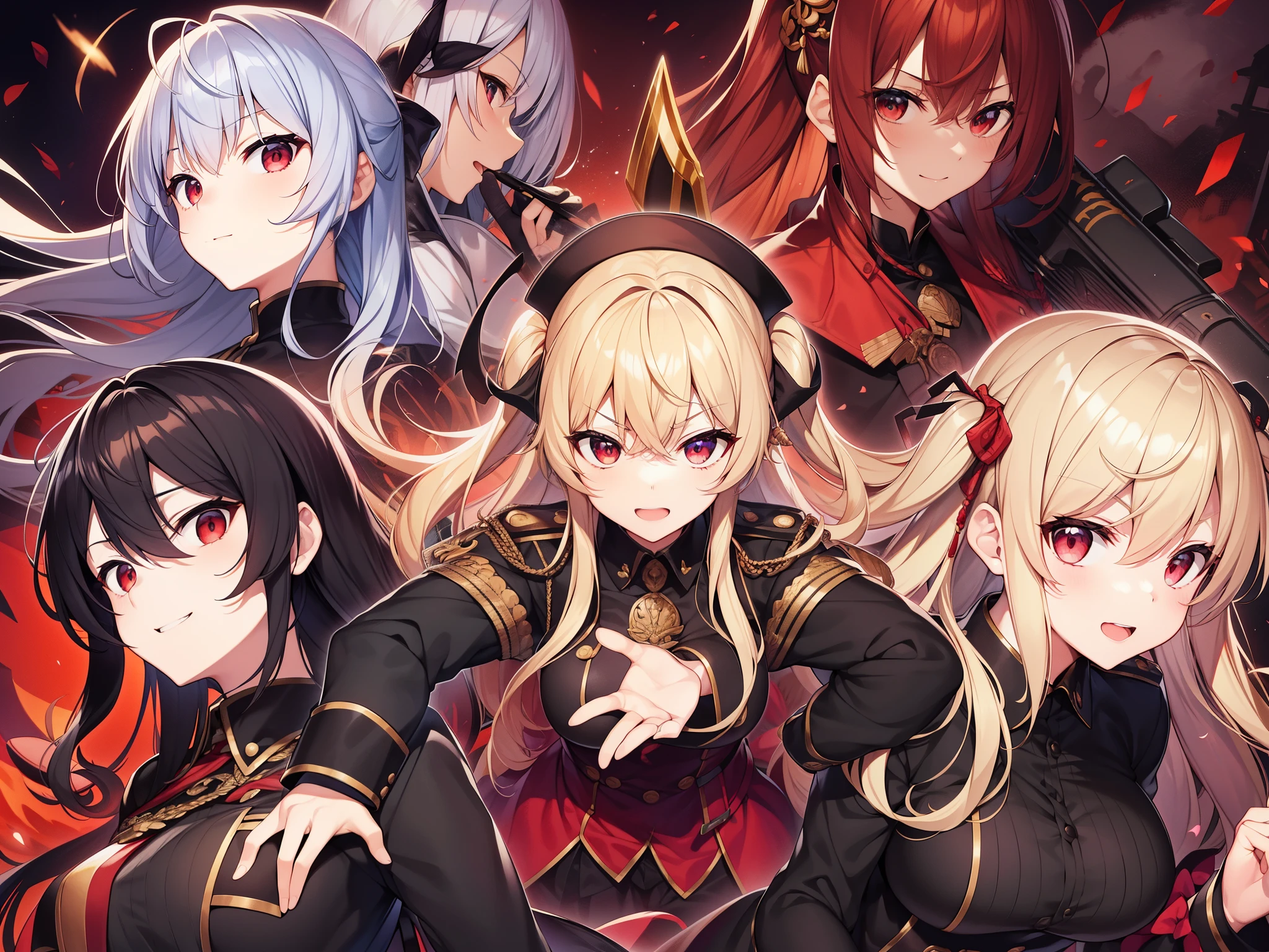 The strongest in the world in a mundane profession、Hajime Nagumo、gray hair、short hair、red eyes、eyepatch、black clothes、black jacket、black pants、black shoes、red aura、Ferocious smile、full metal jacket、Sergeant Hartman、gung ho、foul-mouthed demon instructor、返事はどうしたpeeどもが、Sir,Yes,Sir、I can&#39;t hear you！　You guys often joked about it being a war.！　After all,〝pee〟A gathering of！？、Sir,No,Sir！、If you say different、Prove it！　Not a small fry、play king！！、gung ho！gung ho！gung ho！、With the blade of revenge and will you sharpen、Kill all those who get in your way！、Behead！　Behead！　Behead！、I will set the table, but、You are the main character.！　Forgive me for half the time！　I understand.！、Aye,aye,Sir！！！、Good！　Keep your spirits up！　New Hauria tribe、122 people...、I&#39;ll take down the imperial castle.！、ＹＡＨＡＡＡＡＡＡＡＡＡＡＡＡＡＡ！！！！