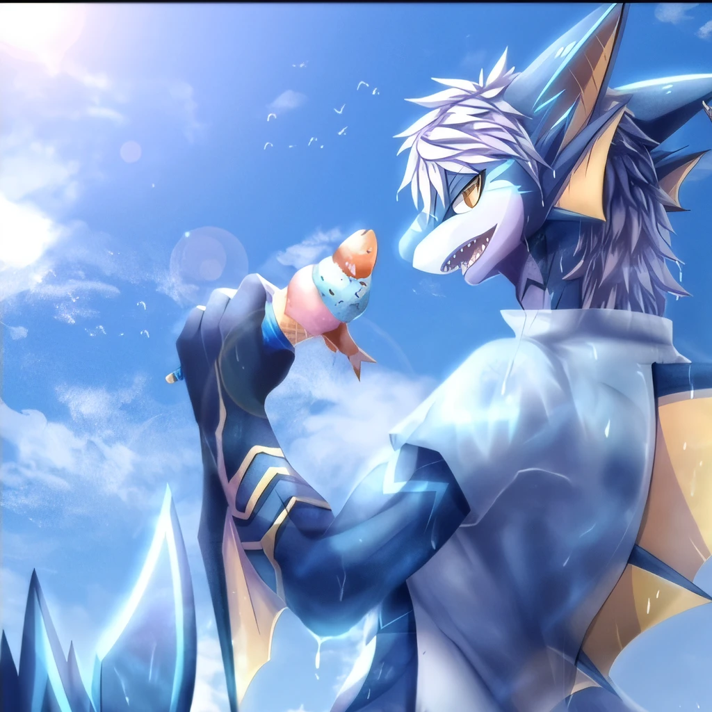 anime characters, 年轻的Male human dragon, human dragon art, Detailed fanart, high resolution committee, as an anthropomorphic dragon, mizutsune, human art, Raymond, Male robot dolphin, Lucario&#39;s portrait, Water type, official art, Male human dragon