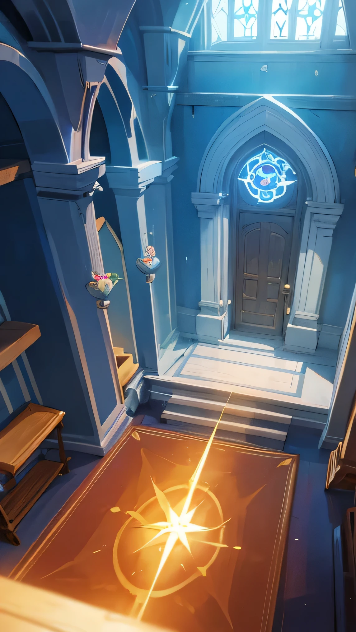 room for measuring magical power at the magic academy