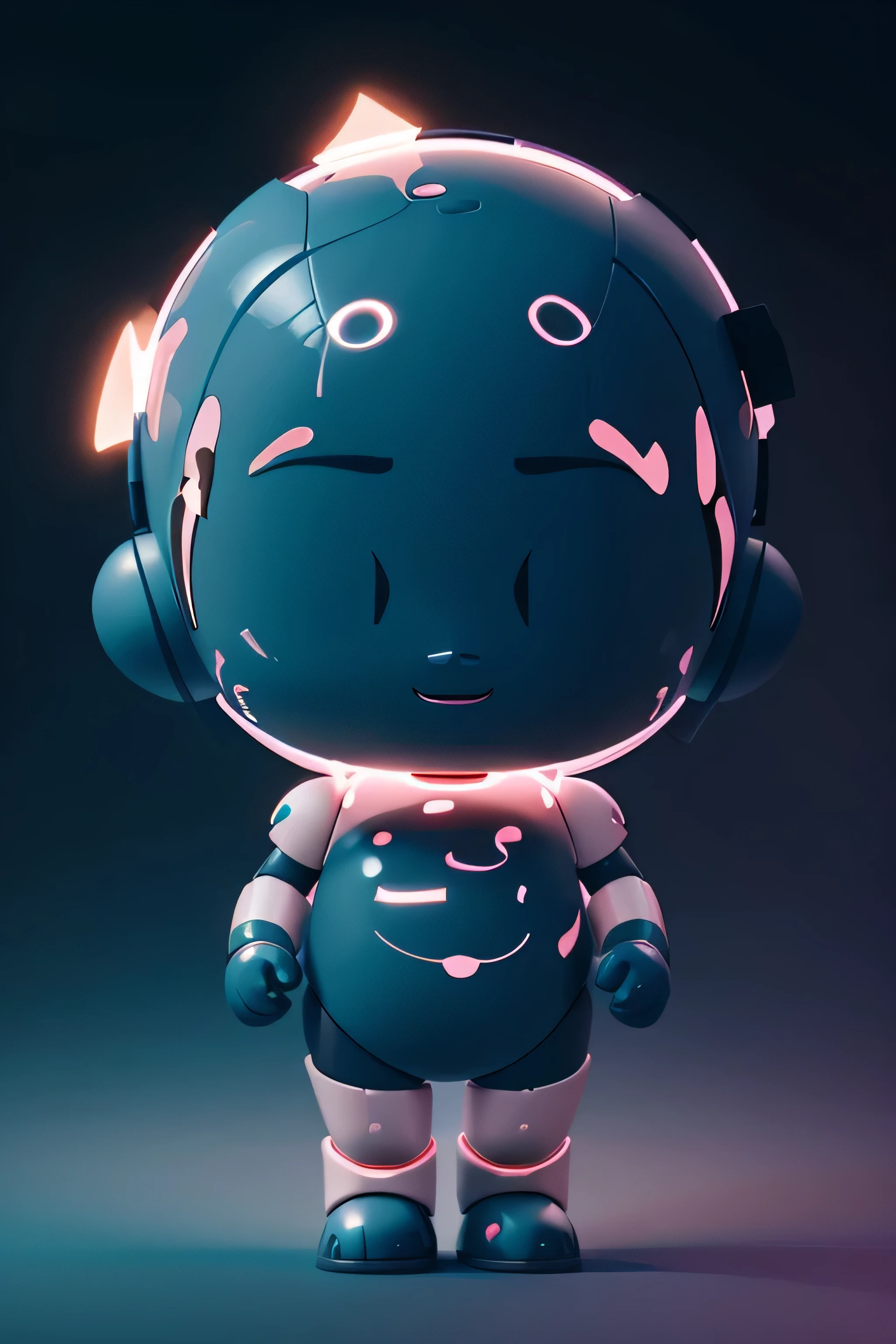 a cute adorable baby generative ai rendered in the style of children-friendly cartoon animation fantasy