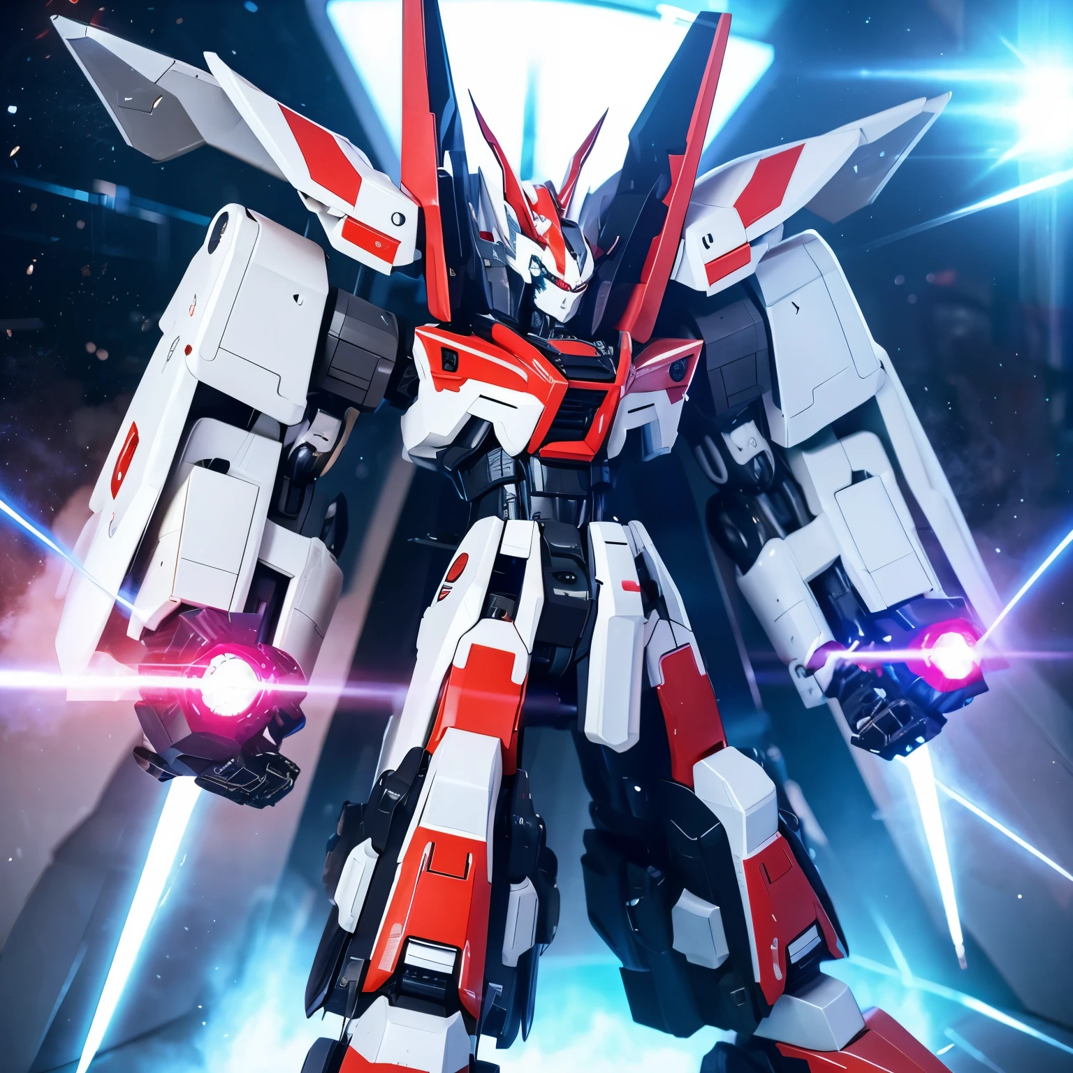 Cute Lolita summons cool mecha,Future era
