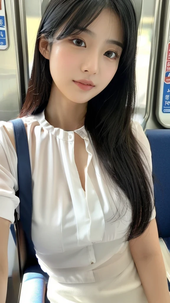 woman wearing white blouse