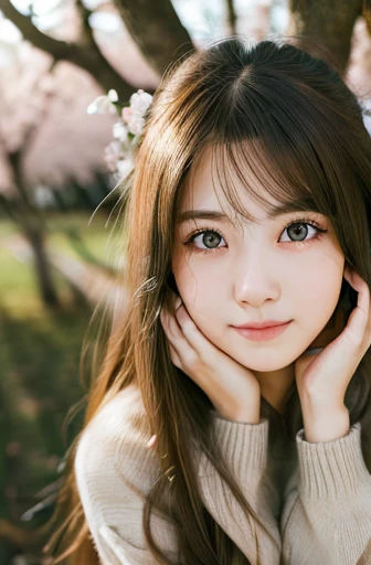 highest quality, soft light, ultra high resolution, (realistic:1.4), full_body,RAW photo, 1 japanese girl, alone, cute, (pupil, light in the eyes), detailed beautiful face,(High resolution details of human skin texture), (long hair), outdoor, (portrait),spring,smile,jump,skirt,shoes,sox