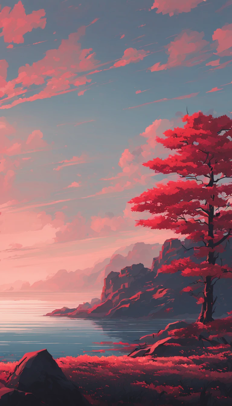 (Minimalism:1.4), by Alena Aenami, intricate, (best quality, masterpiece, Representative work, official art, Professional, unity 8k wallpaper:1.3)