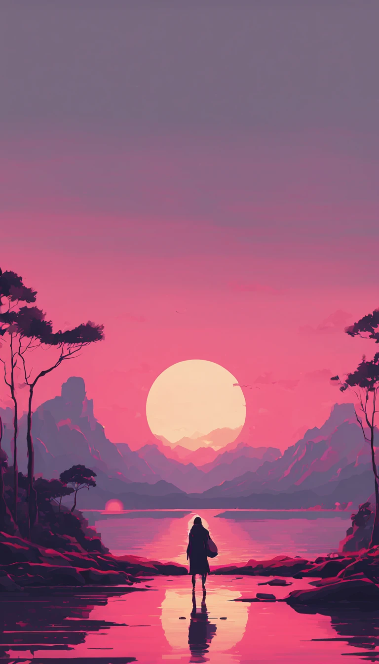 (Minimalism:1.4), by Alena Aenami, intricate, (best quality, masterpiece, Representative work, official art, Professional, unity 8k wallpaper:1.3)