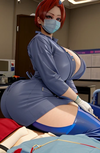nurse uniform,hospital, latex nurse suit,nurses,busty,elbow gloves,labcoat,redhair woman,grey eyes , gigantic ,medical instruments,asian nurse,two nurses,speculum,examination room,oversize , ,big ass ,strap on, lay on table ,legs spreaded,giving birth,gyno chair , dentist,Milf,latex,red uniform,