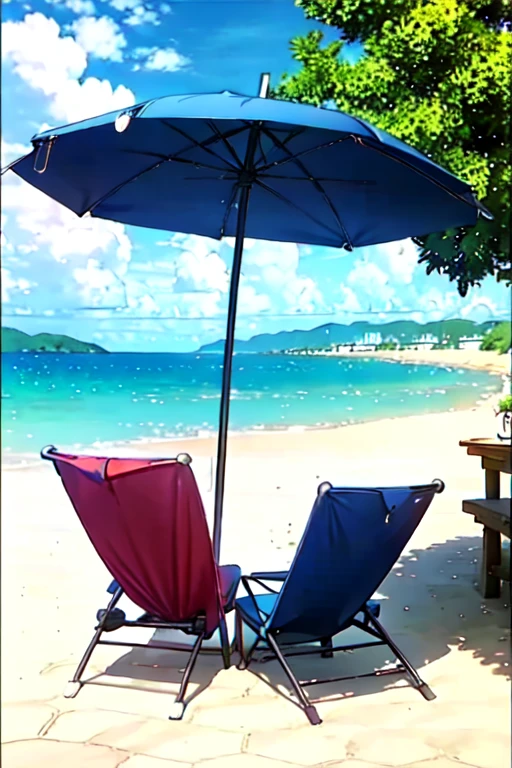 Summer, sun, sea, beach, parasol