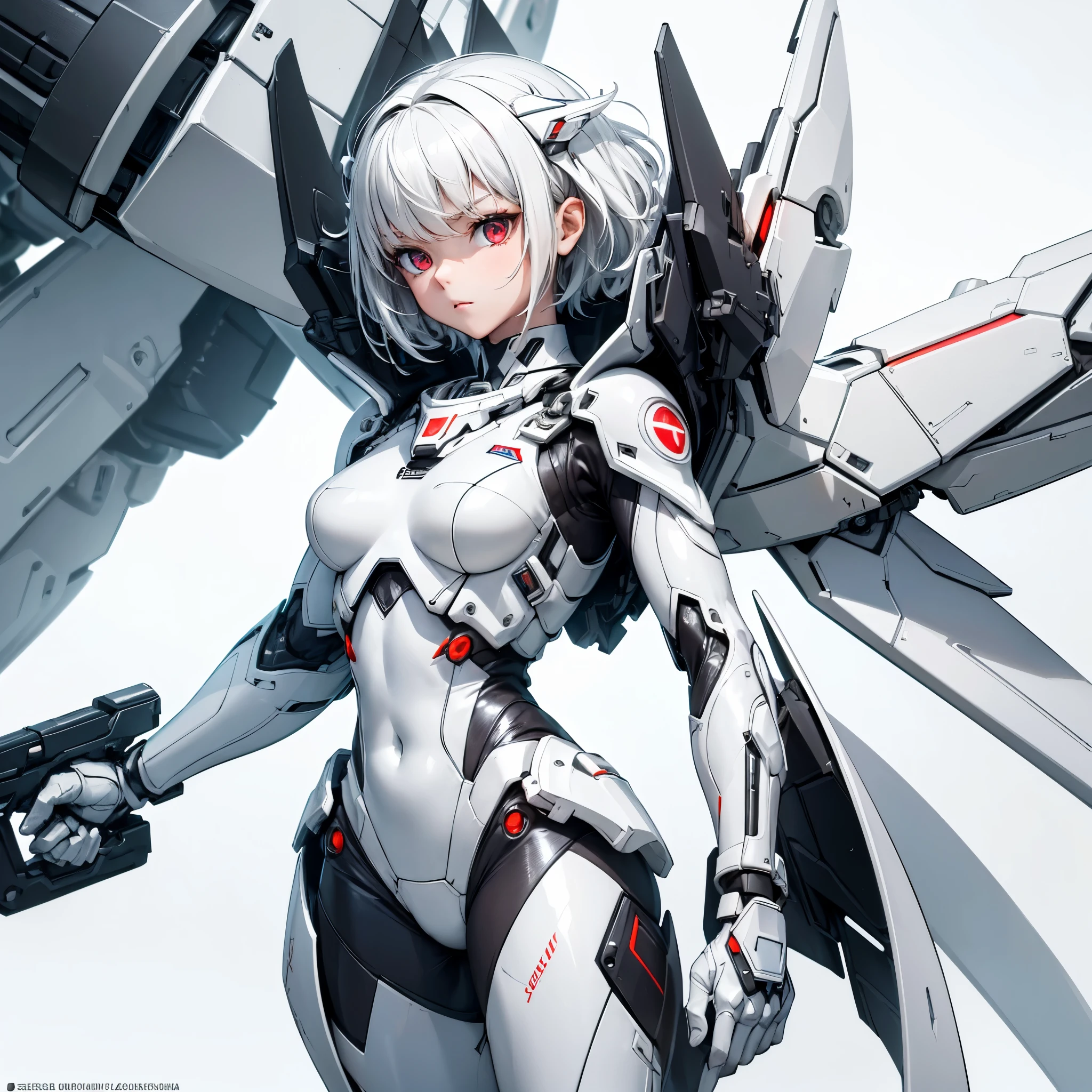 (8K, highest quality, masterpiece:1.2),High resolution,masterpiece,ultra detail,alone,1of girl,(white color of background:1.5),(Delicate eye),((whitehair)), short_hair, starry_null, alone, night_null, red_eye, red_ background, silver latex bodysuit, pilot_suit, fronthair, light_particle, ((triangular psychosensory apparatus on both sides of the head)), taut_clothes, medium-breasted, bokeh, mechanical-like clothing, Small logo pattern on chest zero, Vaginal Foreign Object Insertion,Very cute human 8 year old girl face,