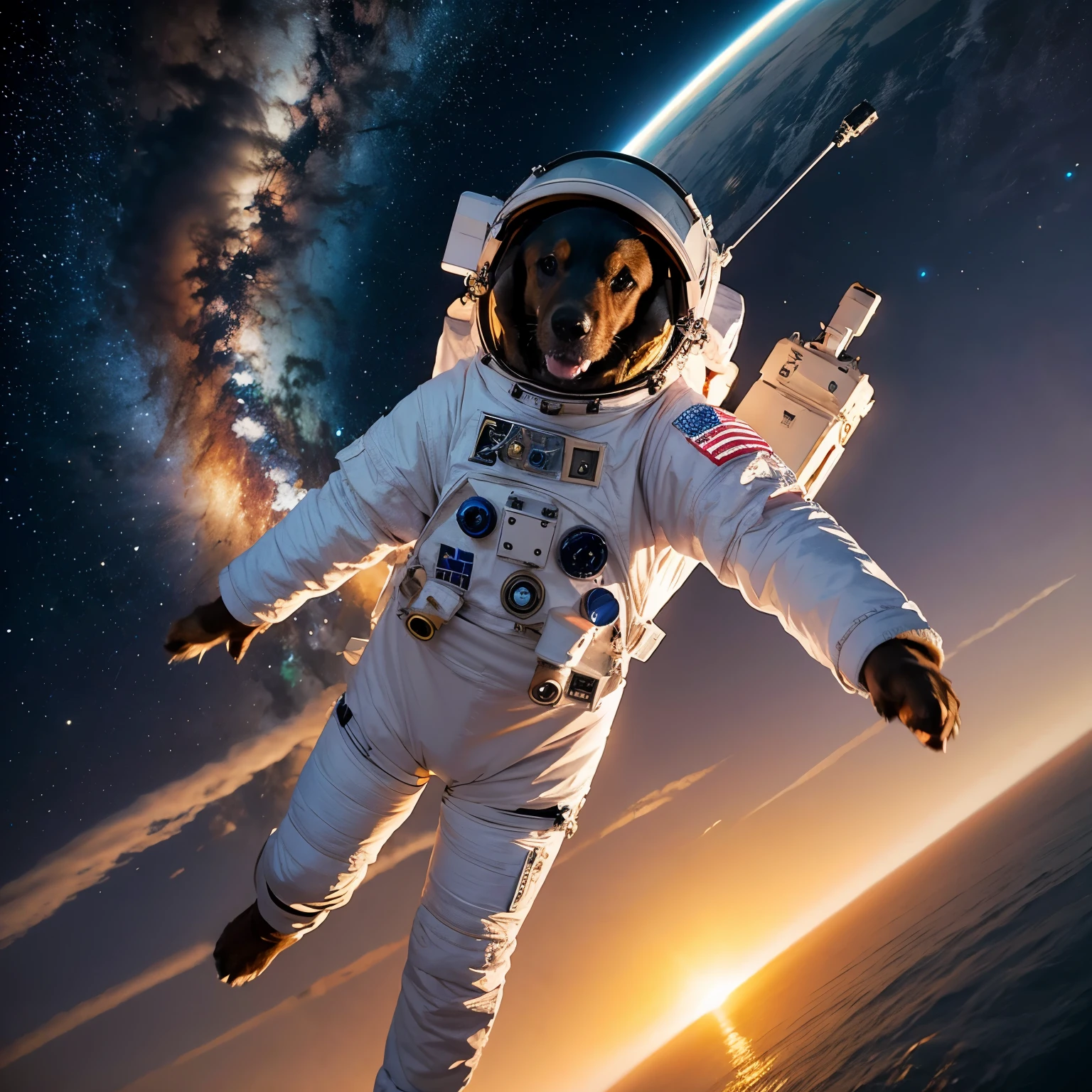 Dog astronaut