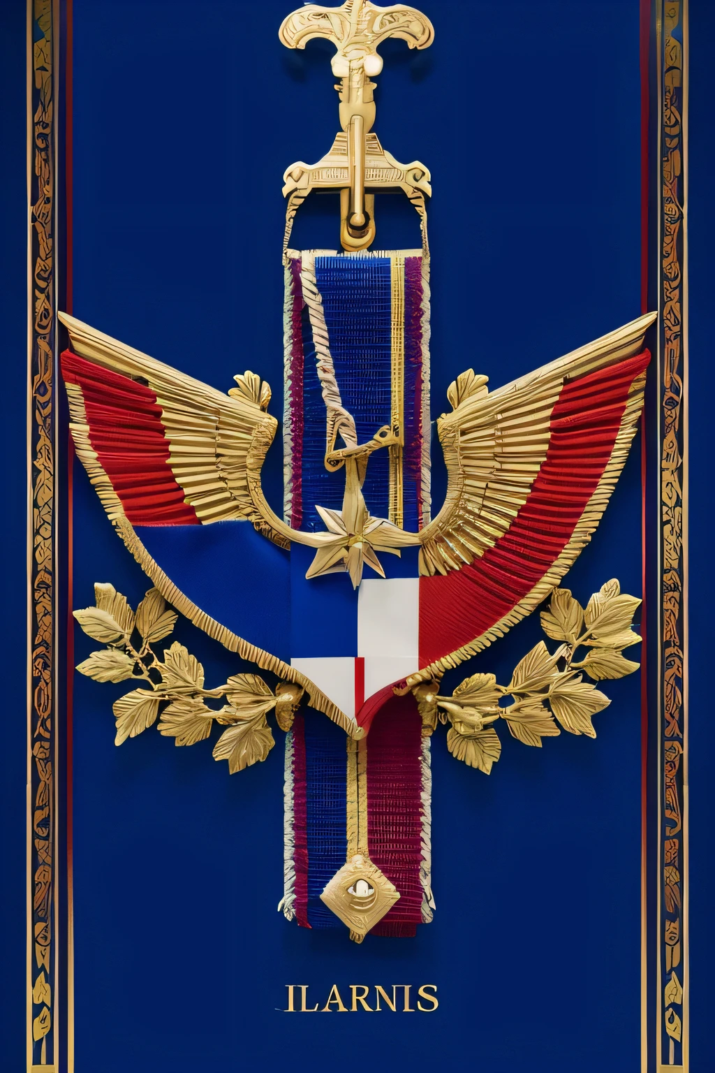　（decoration）　France　blue ribbon　（legion d&#39;prestige）　８ｋ　High resolution