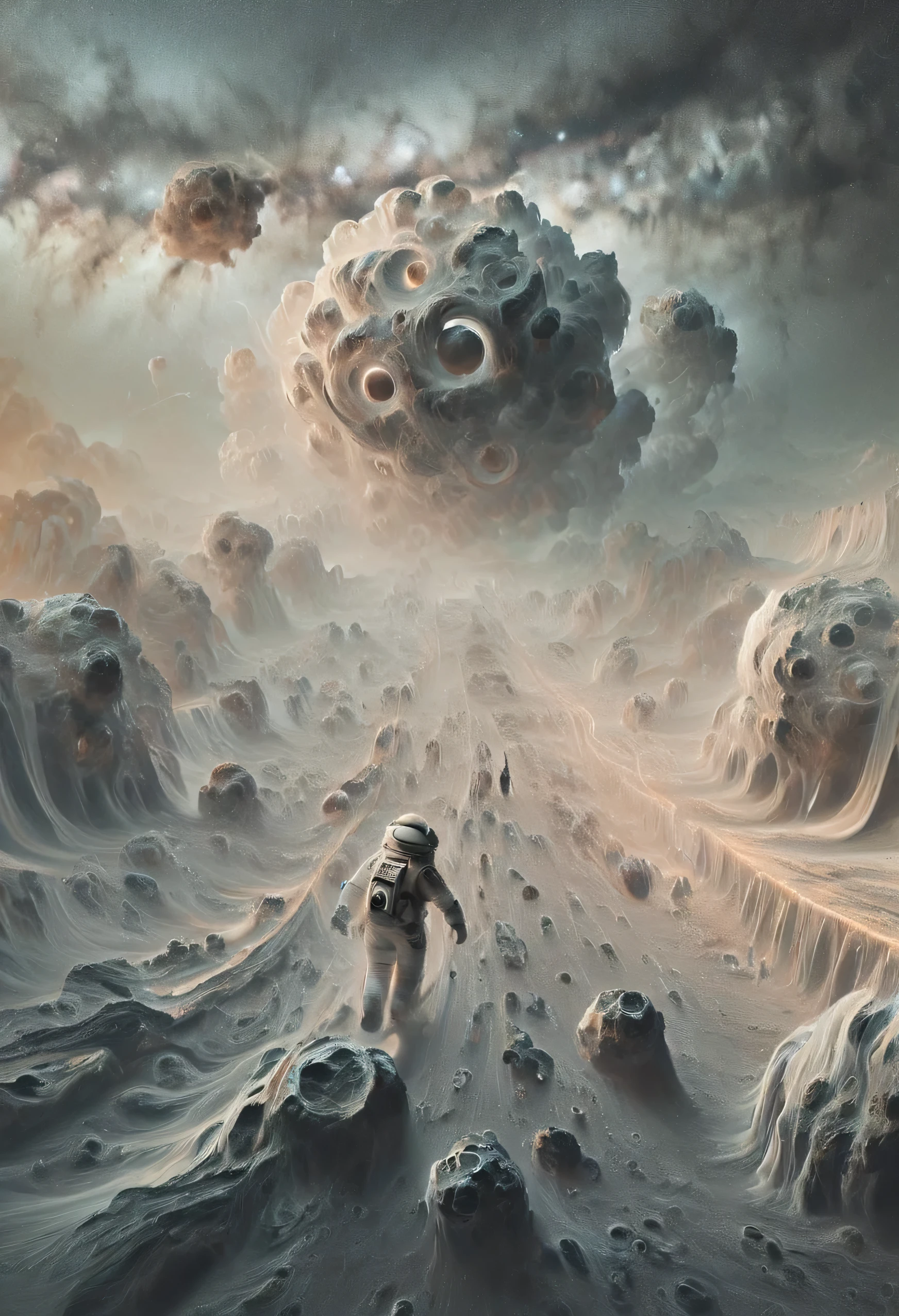 astronauts in space