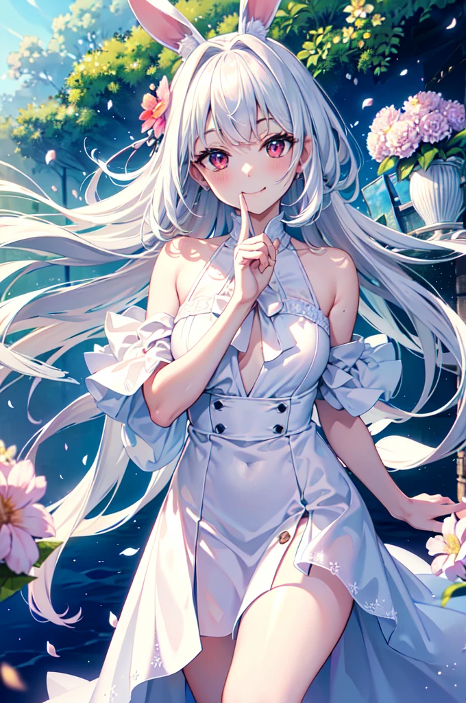 (White Background:1.5)A girl drinking from a wine glass and getting tipsy, Wearing a princess dress、Long purple hair, Pale red eyes, Embarrassing