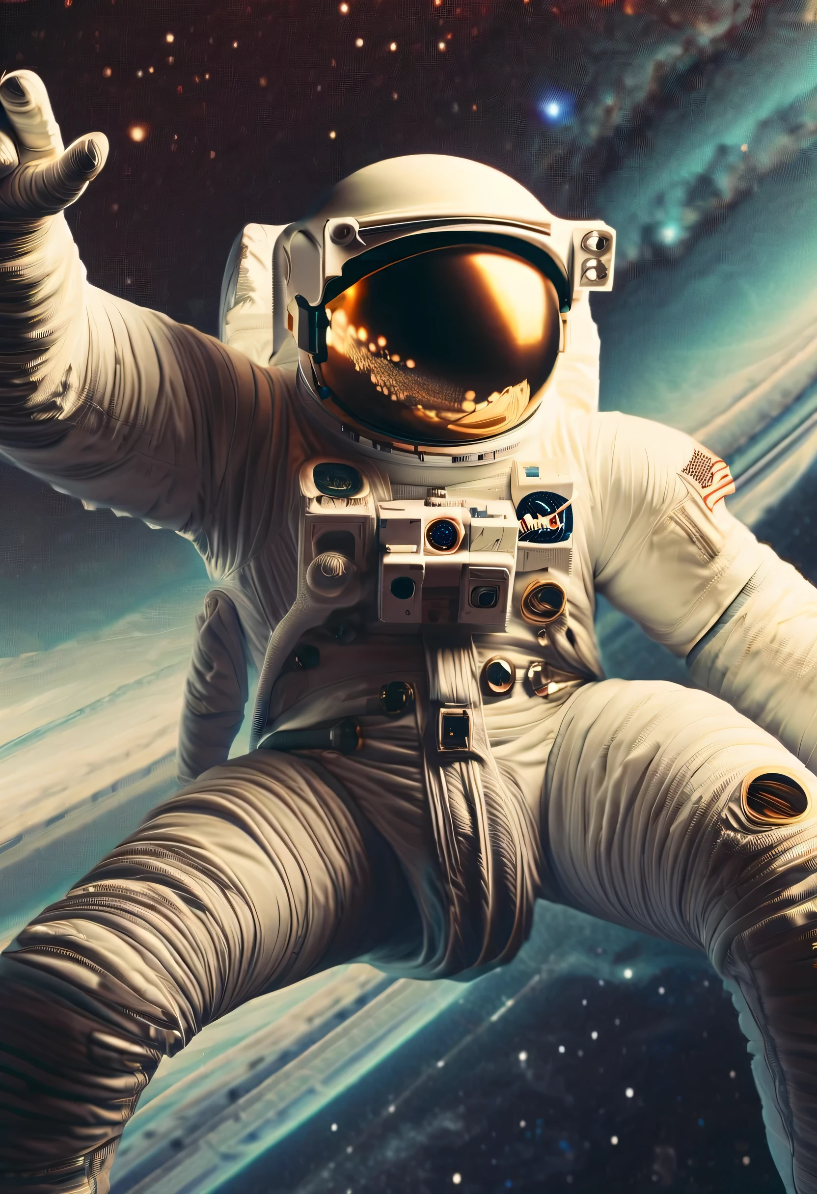 astronaut in space