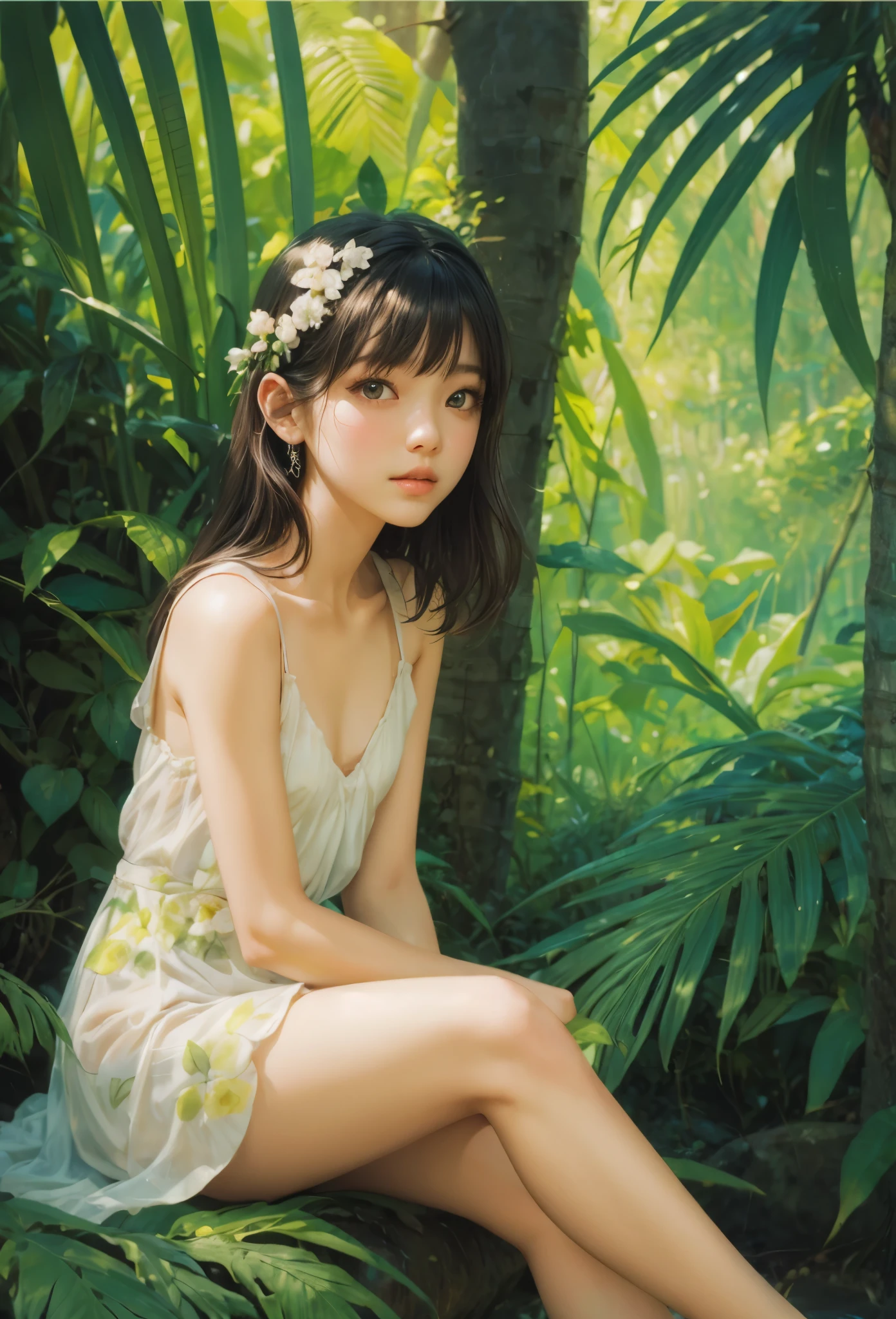 ((Highly accurate drawing in every detail)Extremely precise depiction)[High resolution],(detailed illustrations,とてもfineで緻密な描画,Delicate drawn lines with tempo,Realistic texture expression),[color traced main line],midsummer beach[[tropical country]],(Girl(beautiful girl)[[big eyes]])[11 years old](SKINNY[bony body][very thin breasts[small nipples with pointed points,]][リアルな乳頭のdetailed]),[During orgasm](sweaty[Trance]) Eros in the Natural Body (Nude gravure),[Ideal Eros],([リアルな女性器のdetailed:0.8] [(clitoris) [labia minora]]),(Fine and beautiful skin expression [transparency]),Precisely drawn eyes[完璧な目のdetailed(Iris drawn in minute detail)(Beautiful eyes like jewels)],[eyes light[Pinpoint lighting for the eyes]],[long and beautiful eyelashes],[precisely drawn hair [美しく艷やかな髪のdetailed]],(完璧な手のdetailed [Beautiful fingers with no damage [beautiful nails]]),(perfect anatomy(perfectly balanced proportions))[[full body portrait]],[ideal color coordination(Accurate simulation of light and material interactions)],(HighQuality,High resolution,(detailed,高fine)),[[Soft ambient light]],[realistic],[Visual art that tells a story] [[full body portrait]][[Watercolor style coloring]][Colorful],((highest quality)fine[[High density drawing]])(4K Quality).