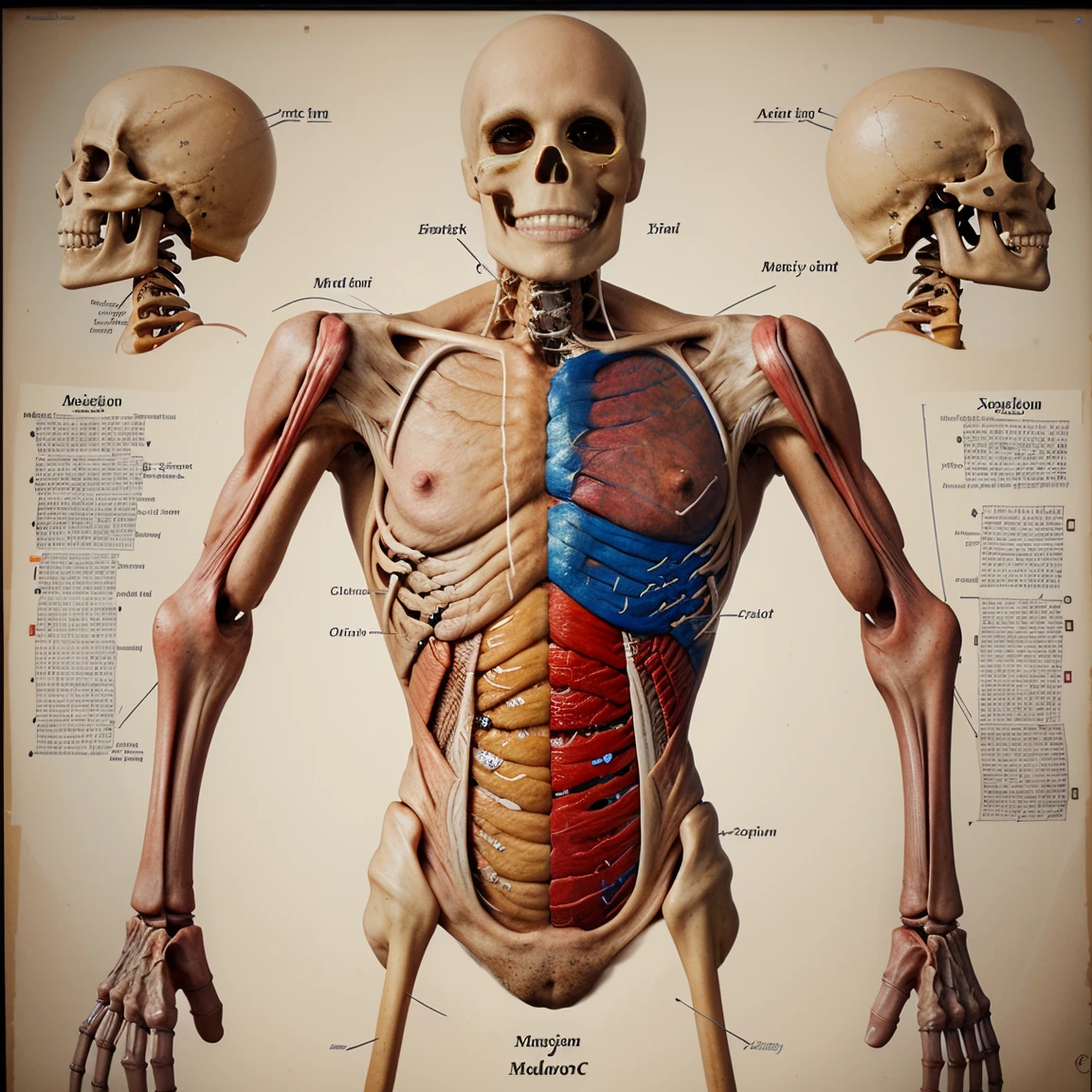 a chalkboard drawing of a skeleton with the names of the muscles, full details anatomy poster, anatomical diagram, xray art, anatomy portrait, anatomical art, right anatomy, anatomical details, human spine, black human spine, spine, detailed anatomy, anatomical chart, knowledge of anatomy, medical muscle anatomy, anatomical, true anatomy!, anatomical drawing