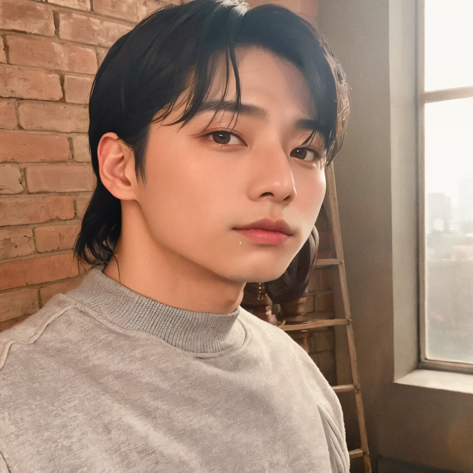 Hay un hombre con una corbata en el cuello posando para una foto., jungkook, cai xukun, hyung tae, kim doyoung, Jinyoung Shin, TaeJune Kim, Jung Jaehyun, foto de perfil en la cabeza, inspirado en Kun Can, pale korean adorable face, yanjun chengt, retrato de jossi de blackpink, Con pelo corto, sakimichan