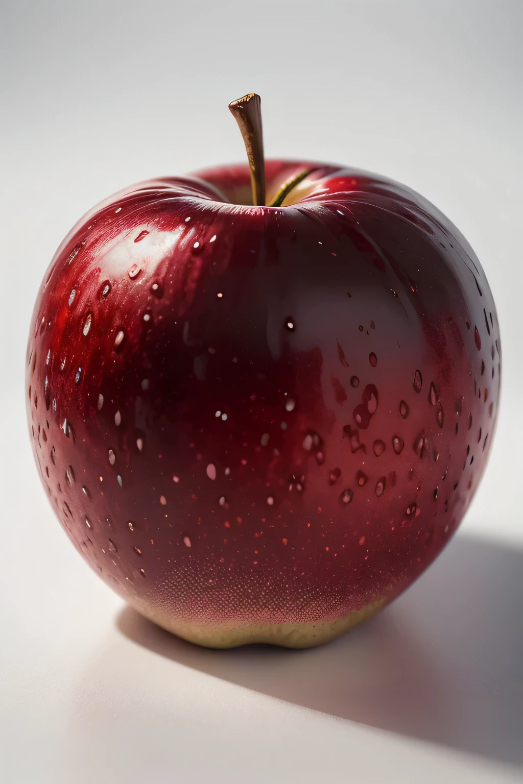 1 red apple, fruit, fairy fruit, (plain white background:1.1), front view, octane render, one red apple, colorful hd picure, high quality wallpaper, amazing wallpaper, beautiful digital artwork, apple, 8k stunning artwork, high quality desktop wallpaper, high-quality wallpaper, beautiful high resolution, red apples, 4 k hd wallpaper, an apple, watery apple
