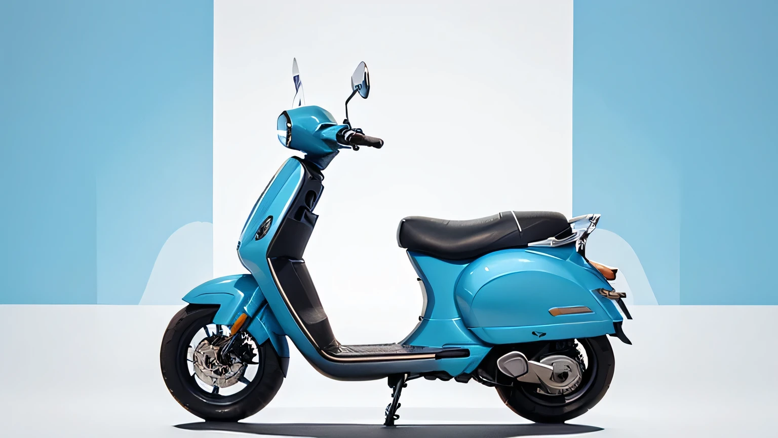un gros plan personne conduisant un scooter avec un téléphone portable, avatar, illustration simple, plaque d'illustration, Illustration commerciale, vélomoteur, 🚿🗝📝, illustration , Illustration de haute qualité, illustration détaillée
