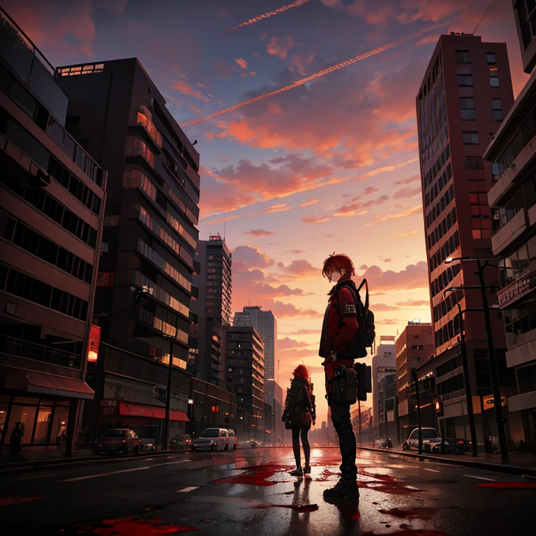 (urban apocalyptic scenario)
(Blood Red Sky)