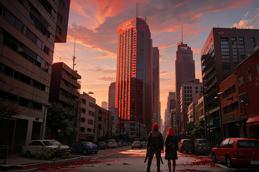 (urban apocalyptic scenario)
(Blood Red Sky)