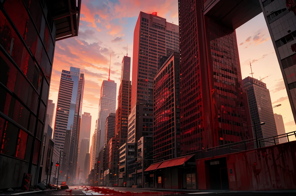 （urban apocalyptic scenario）
（Blood Red Sky）