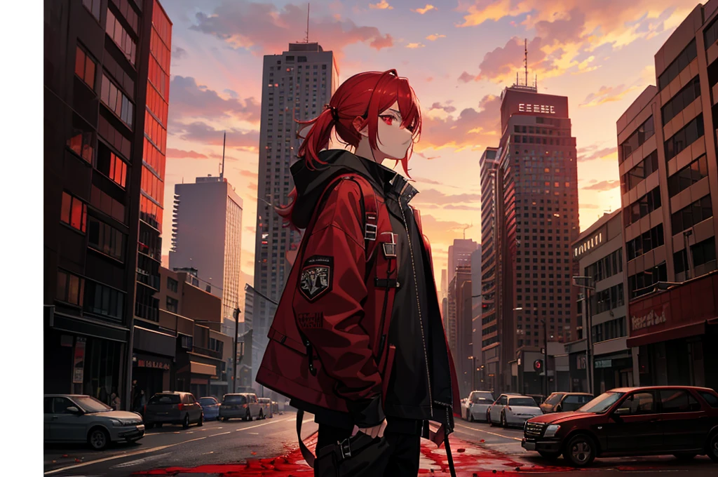 （urban apocalyptic scenario）
（Blood Red Sky)