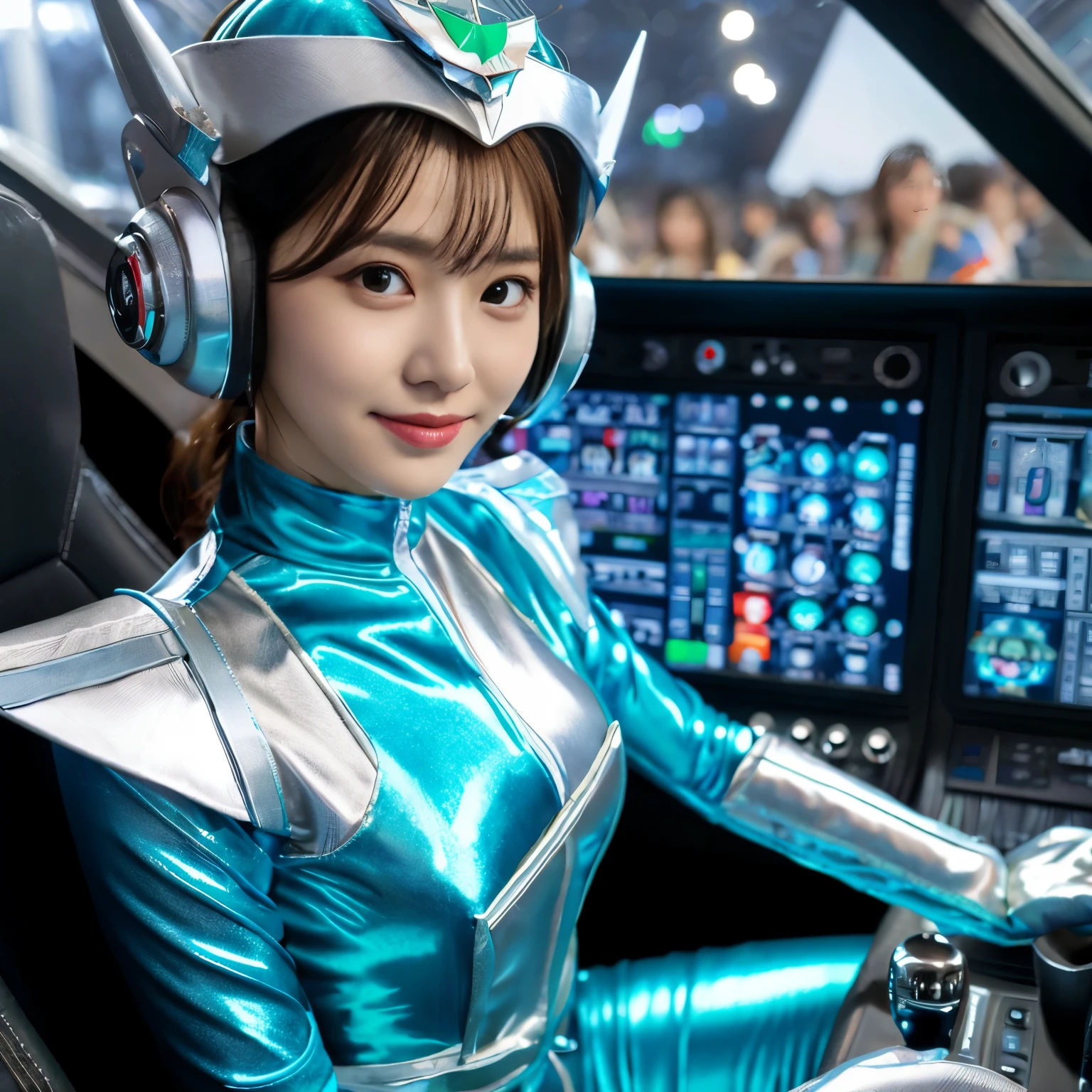 best image quality、Super high resolution、(realism:1.4)、Korean beauty star、The most beautiful KPOP star、face、Horny Korean makeup、erotic expression、A body that makes you want to touch it、Erotic photos、Realistic satin fabric texture、Costume made of stretch satin fabric that is smooth to the touch、The drape of the curved part of the satin fabric、Strong luster of costume、costume quality、8K photo quality、Costume made of high-quality satin fabric with high density、Super-class battle leather cloak with a smooth texture、Super Sentai Women&#39;s Heroine Suit、Super-class battleship shiny costumes、Texture of costumes that satin fetishists respond to、Thin, glossy stretch satin fabric、