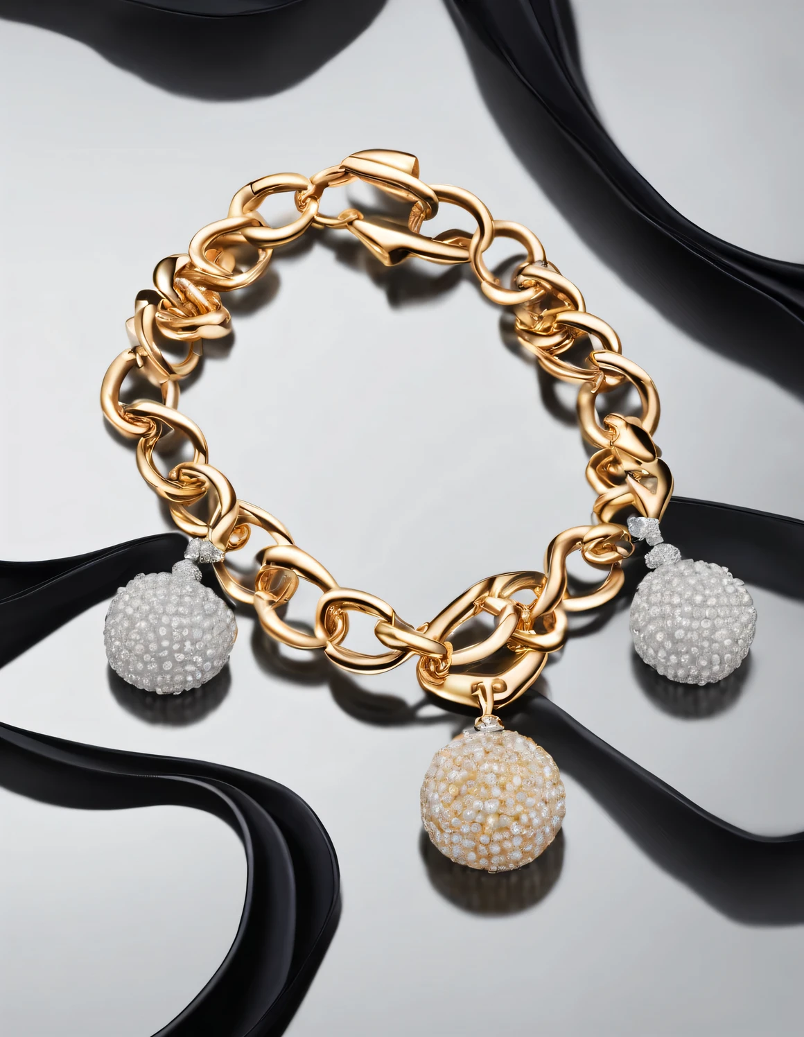 In 1920,Unique pearl and diamond bracelet style bracelet,Stand out with its exaggerated design and exquisite craftsmanship。First of all, this kind of bracelet is very visually impactful..。its beads are larger than ordinary ones,and extremely dense。Some pearls are as big as quail eggs,The surface shines with a deep luster,Seems to reflect everything around it。And the inlay of diamonds is even more bold,Each one is as bright as a star,Covers almost the entire surface of the bracelet。
The chain part of the bracelet is return different。it不是由单一的黄金或platinum制成,it is made of a mixture of various metals,such as gold、platinum、rose gold etc..,Create unique color contrasts。The shape of the chain is return carefully designed,distortion、bending,return,This kind of bracelet usually comes with various pendants and decorations。Some pendants are heart-shaped,Some are flowers or other abstract shapes。These pendants and ornaments feature pearls and diamonds,Make the whole bracelet look more gorgeous and exaggerated。This bracelet is very eye-catching,几乎所有的目光都会被it吸引。People who wear this kind of bracelet will undoubtedly become the focus of banquets or social occasions.。it'More than just a decoration,it is return a symbol of personality and status.。
